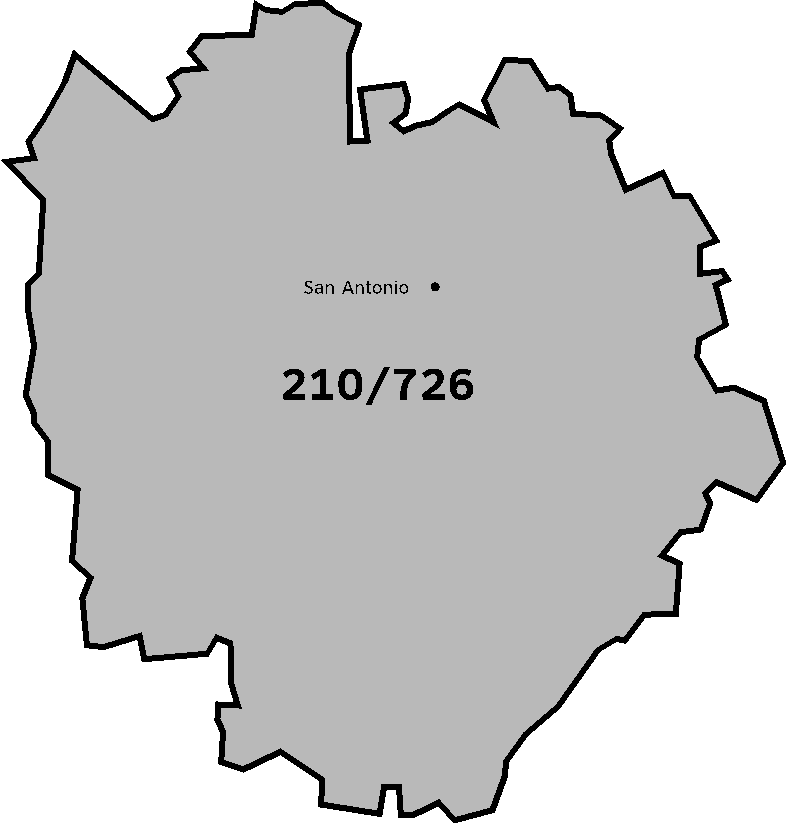 408 Area Code Map