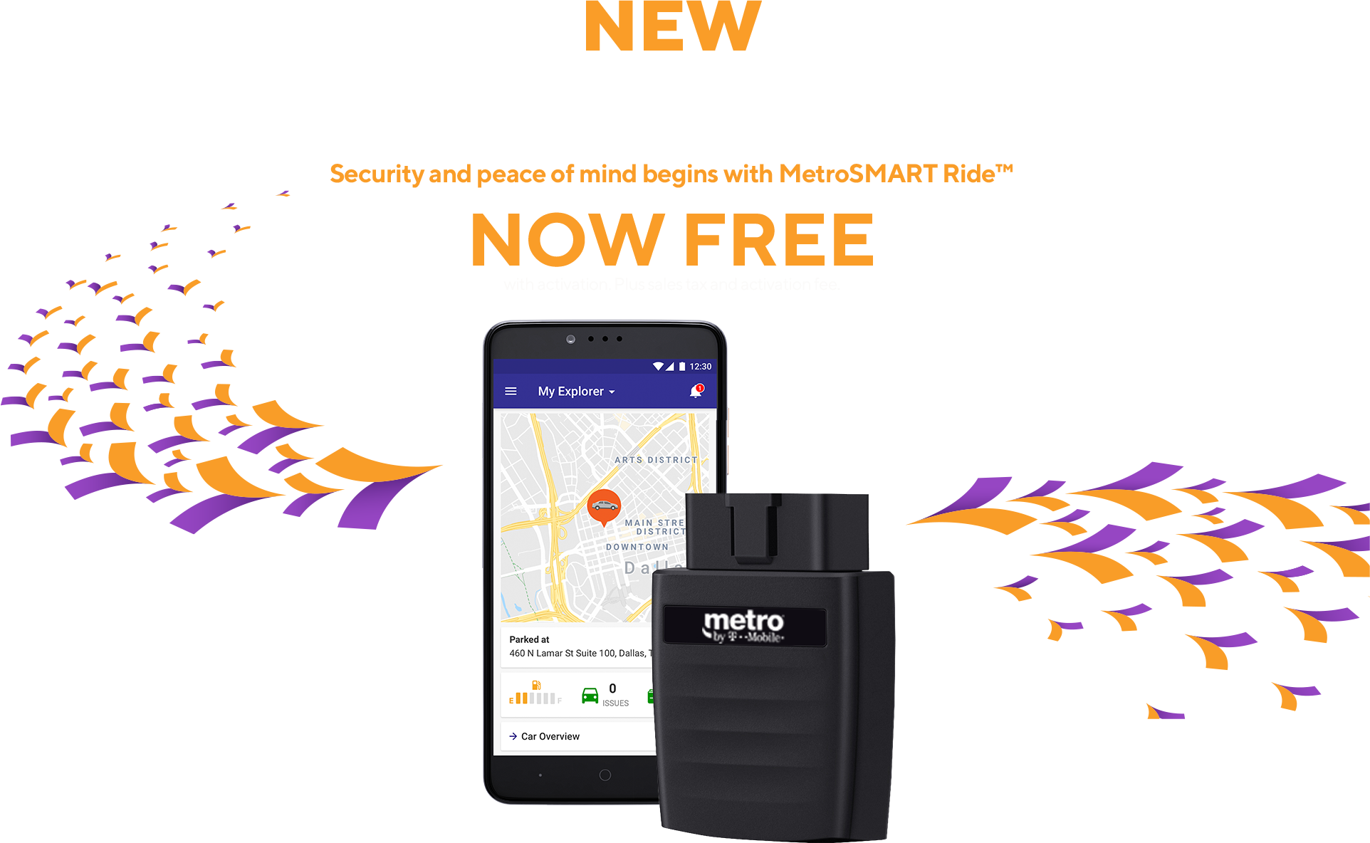 metrosmart ride™ - gps tracker for car, wifi hotspot & more | metropcs